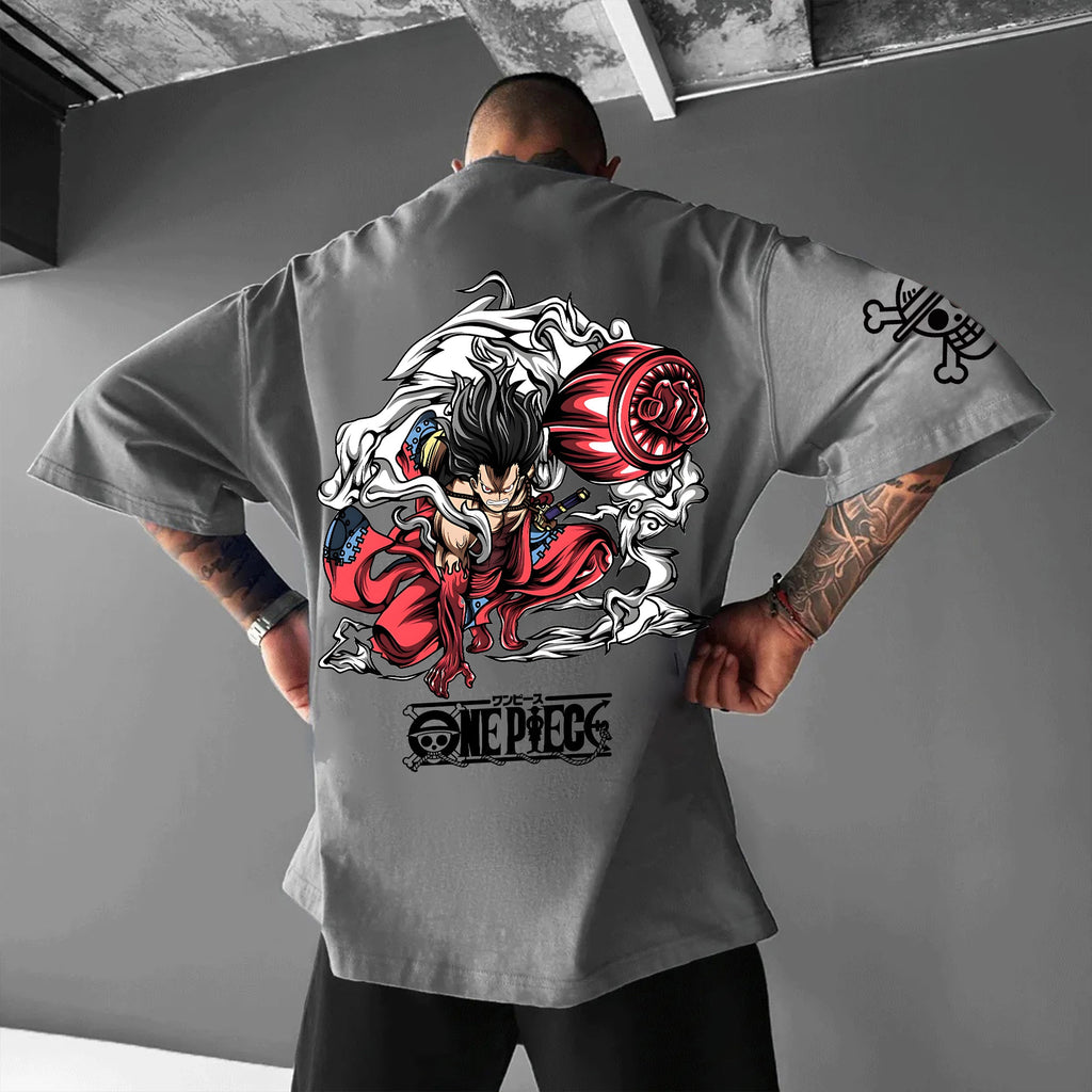 Unisex Anime Inspired Vintage T-Shirt丨