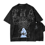 Naruto Unisex Fit Washed T-Shirt 2502006948