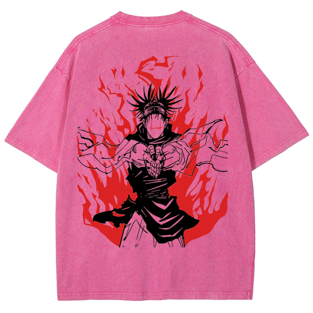 Jujutsu Kaisen Unisex Fit Washed T-Shirt 2502003473
