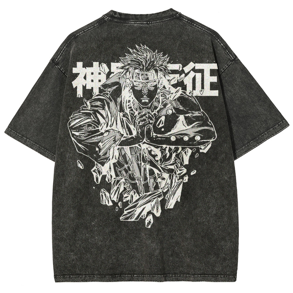 Naruto Unisex Fit Washed T-Shirt 2502003593