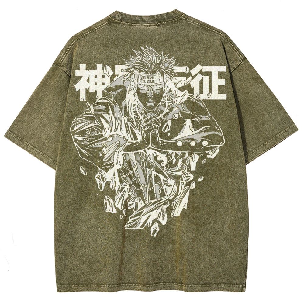 Naruto Unisex Fit Washed T-Shirt 2502003593