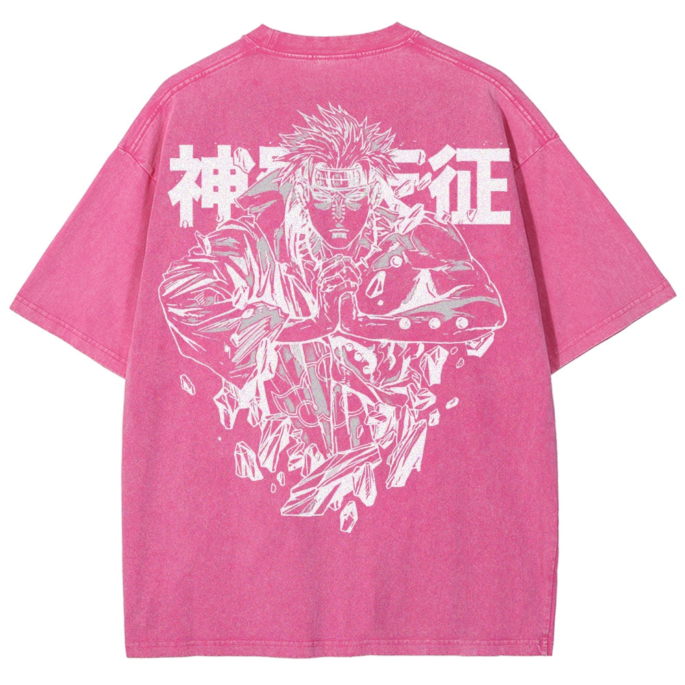 Naruto Unisex Fit Washed T-Shirt 2502003593