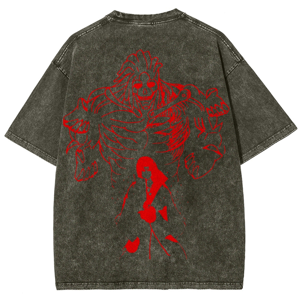 Naruto Unisex Fit Washed T-Shirt 2502006949