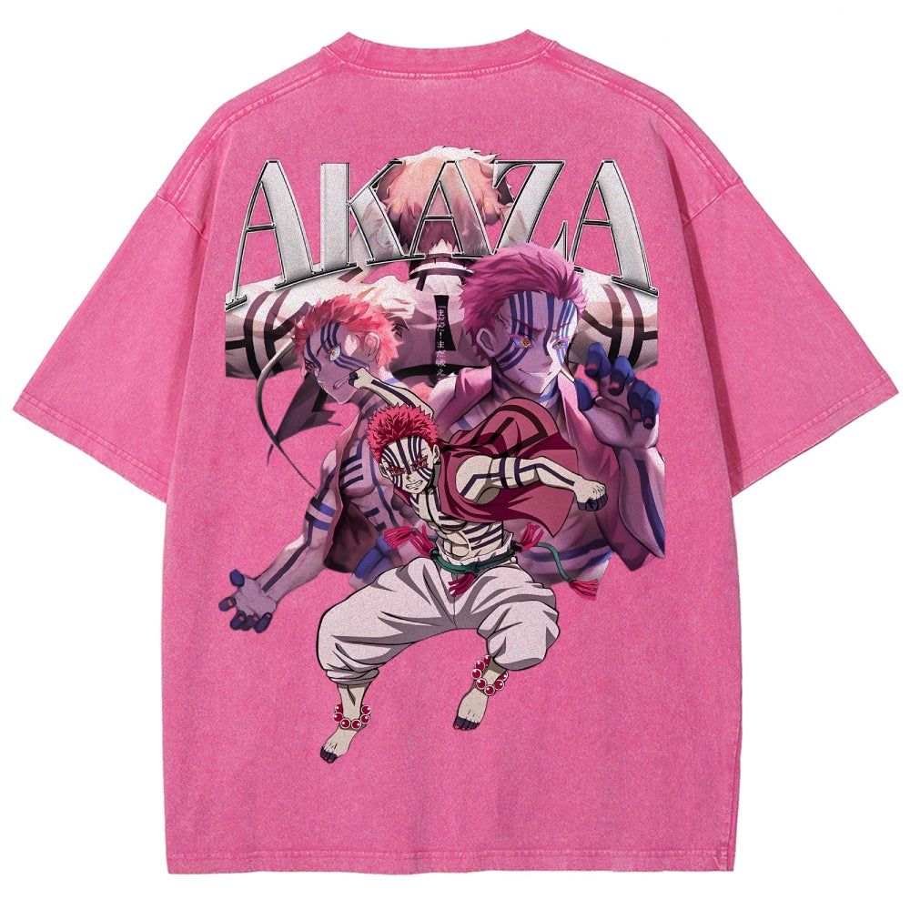 Demon Slayer Unisex Fit Washed T-Shirt 2503005372