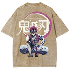 Demon Slayer Unisex Fit Washed T-Shirt 2503005374