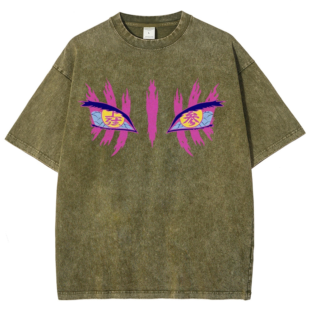 Demon Slayer Unisex Fit Washed T-Shirt 2503005374
