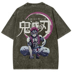 Demon Slayer Unisex Fit Washed T-Shirt 2503005374