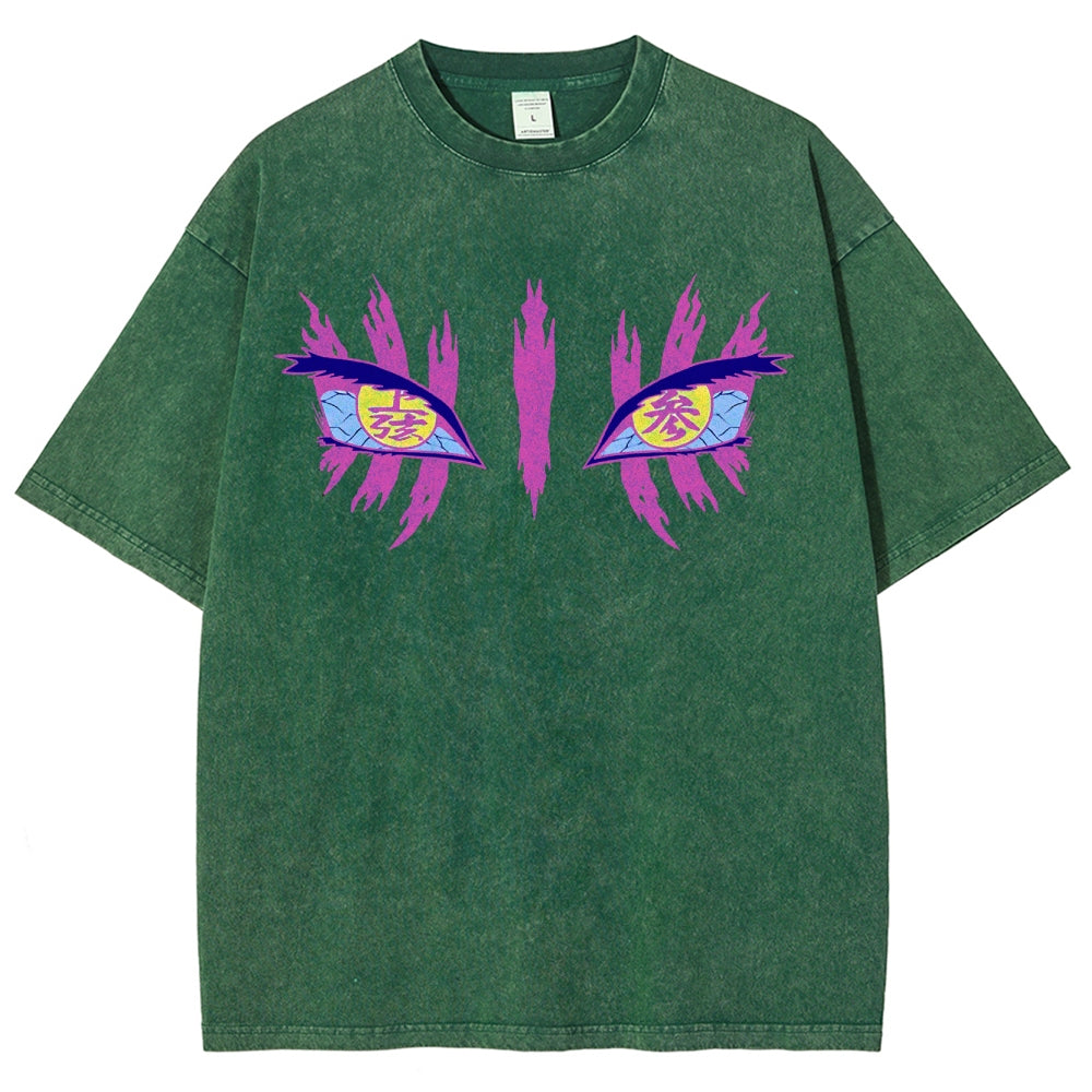 Demon Slayer Unisex Fit Washed T-Shirt 2503005374
