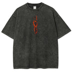 Demon Slayer Unisex Fit Washed T-Shirt 2503005405