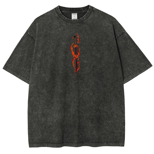 Demon Slayer Unisex Fit Washed T-Shirt 2503005405