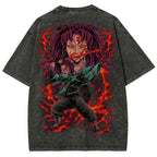 Demon Slayer Unisex Fit Washed T-Shirt 2503005405