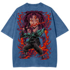 Demon Slayer Unisex Fit Washed T-Shirt 2503005405