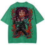 Demon Slayer Unisex Fit Washed T-Shirt 2503005405