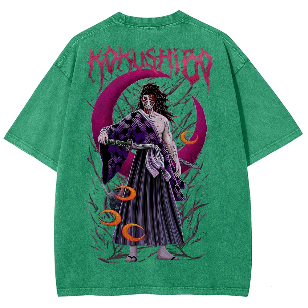 Demon Slayer Unisex Fit Washed T-Shirt 2503005412