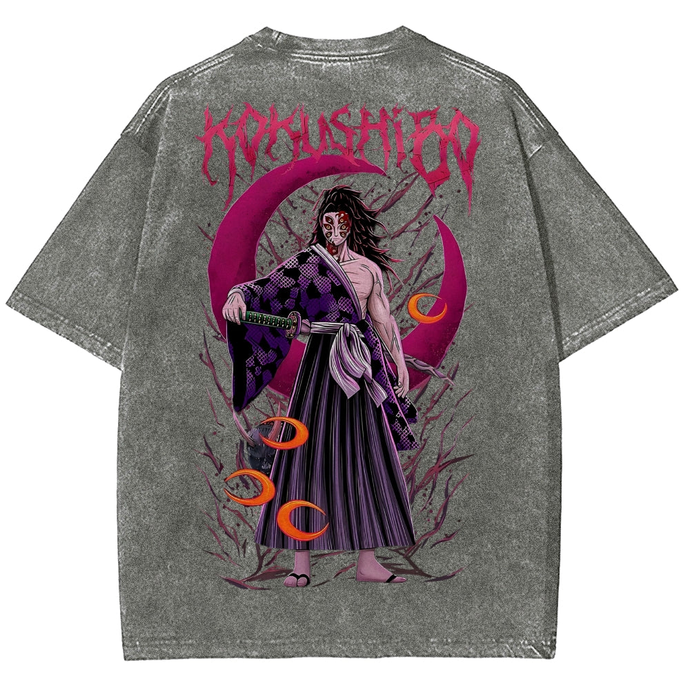Demon Slayer Unisex Fit Washed T-Shirt 2503005412