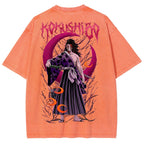 Demon Slayer Unisex Fit Washed T-Shirt 2503005412