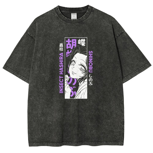 Demon Slayer Unisex Fit Washed T-Shirt 2503005417