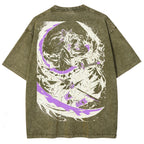 Demon Slayer Unisex Fit Washed T-Shirt 2503005417