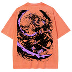 Demon Slayer Unisex Fit Washed T-Shirt 2503005417