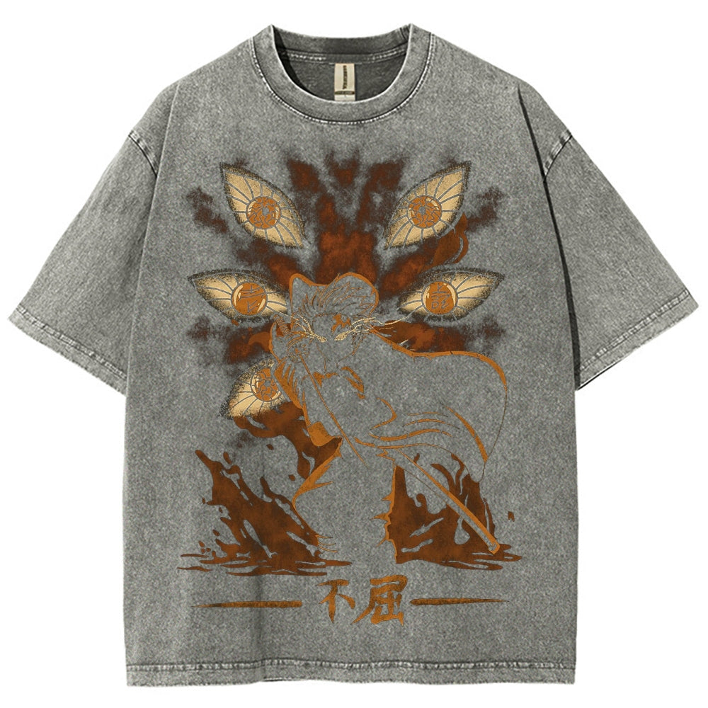 Demon Slayer Unisex Fit Washed T-Shirt 2503005419