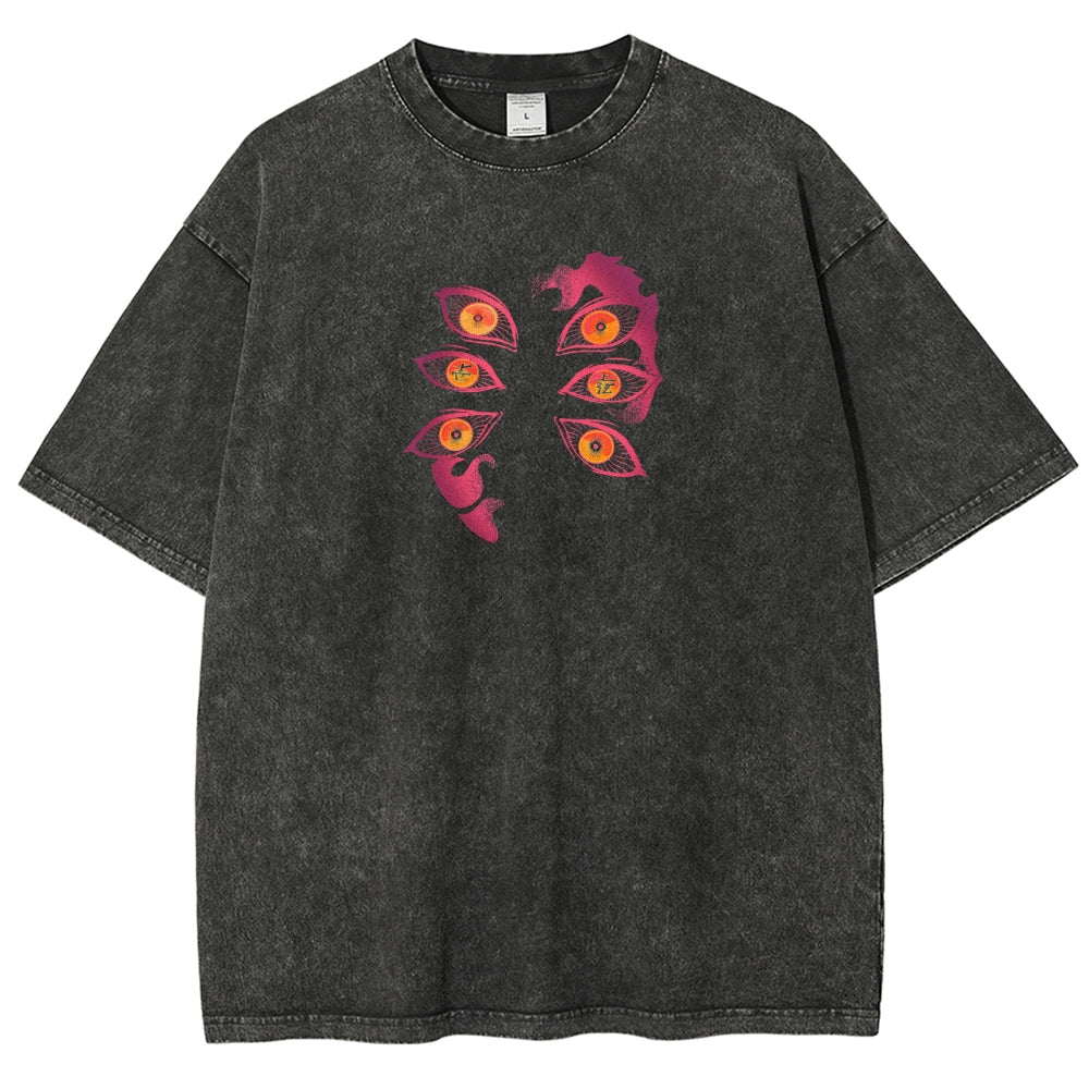 Demon Slayer Unisex Fit Washed T-Shirt 2503005422