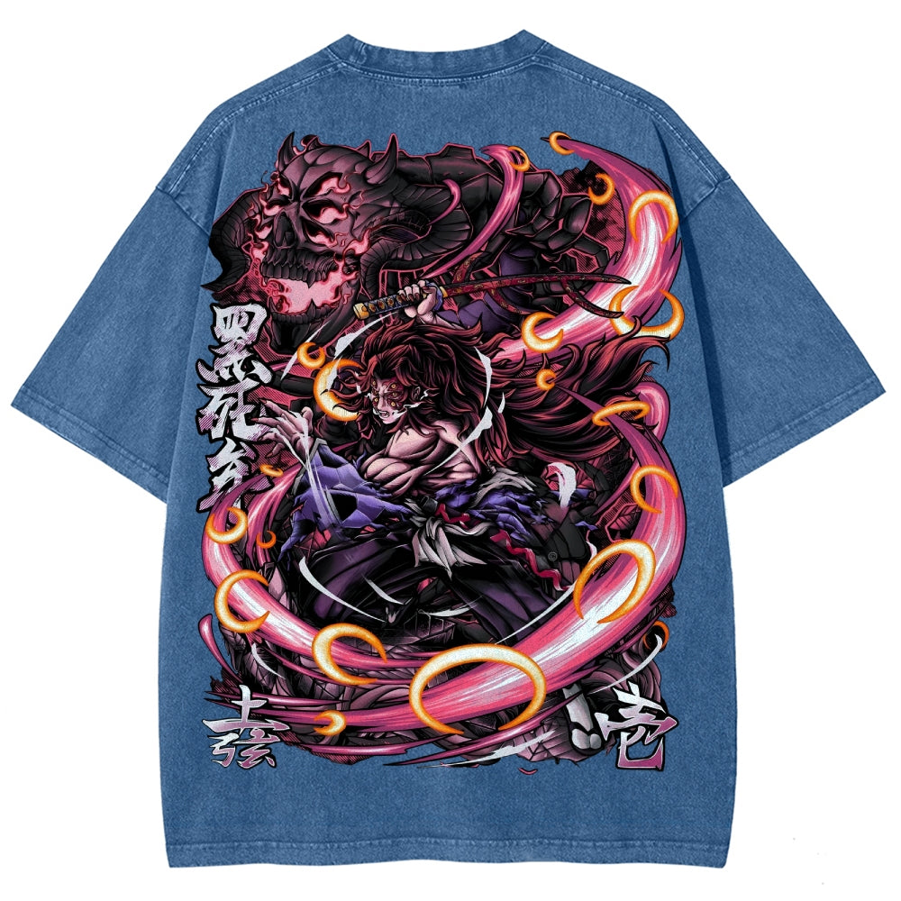 Demon Slayer Unisex Fit Washed T-Shirt 2503005422