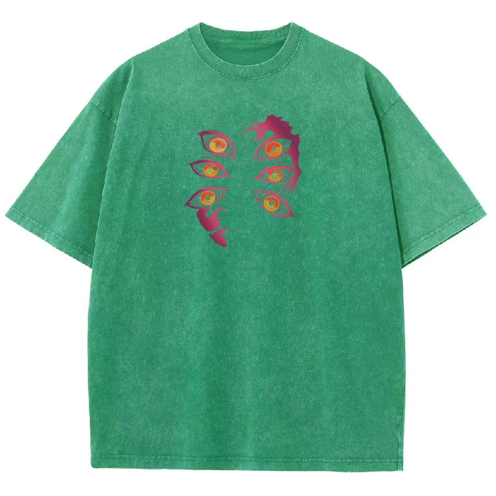 Demon Slayer Unisex Fit Washed T-Shirt 2503005422