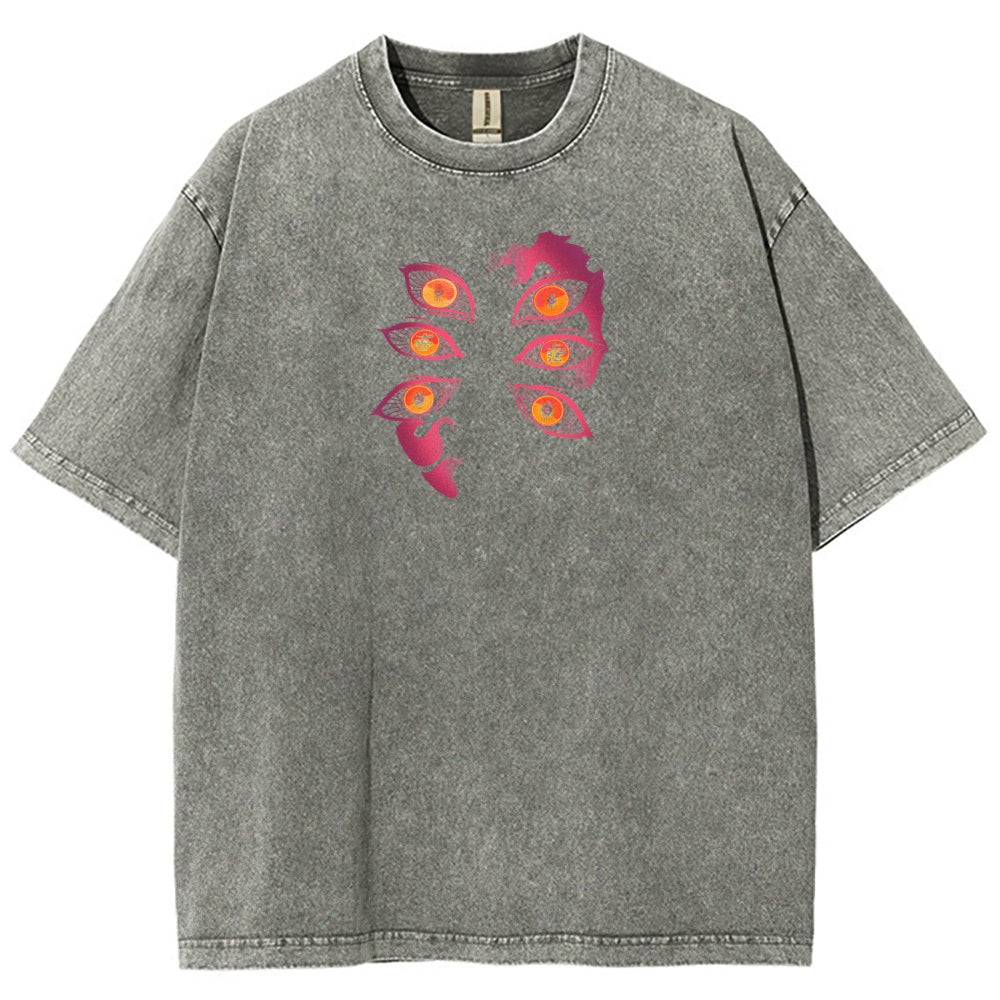 Demon Slayer Unisex Fit Washed T-Shirt 2503005422