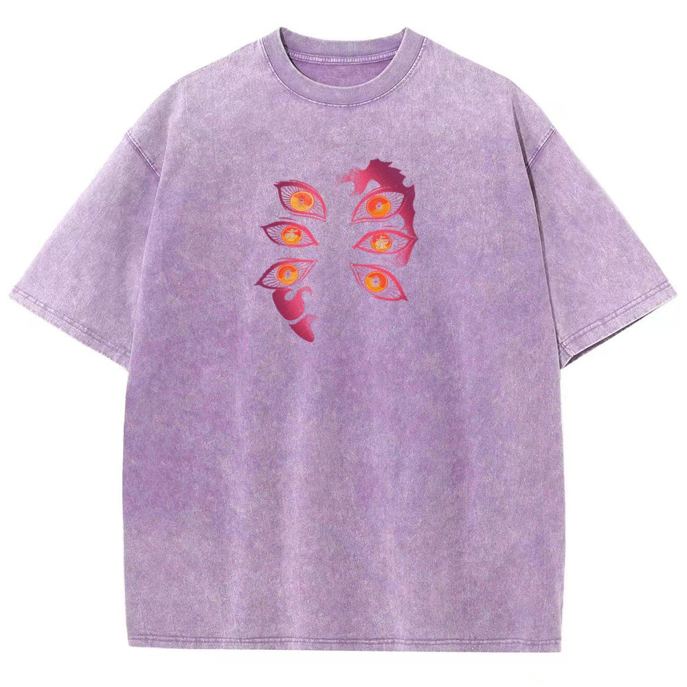Demon Slayer Unisex Fit Washed T-Shirt 2503005422
