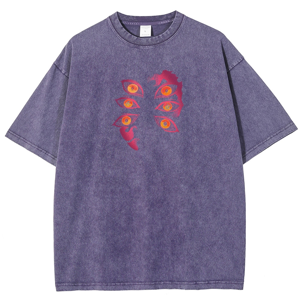 Demon Slayer Unisex Fit Washed T-Shirt 2503005422