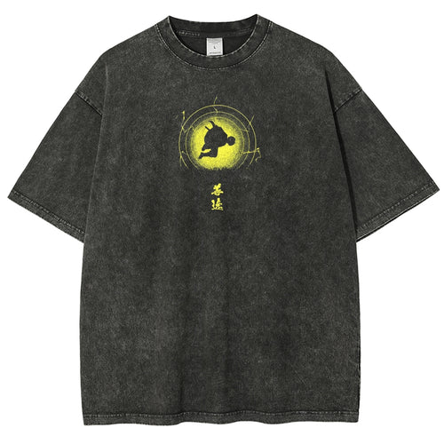 Demon Slayer Unisex Fit Washed T-Shirt 2503005425