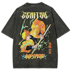 Demon Slayer Unisex Fit Washed T-Shirt 2503005425