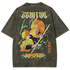 Demon Slayer Unisex Fit Washed T-Shirt 2503005425