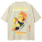 Demon Slayer Unisex Fit Washed T-Shirt 2503005425
