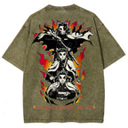 Demon Slayer Unisex Fit Washed T-Shirt 2503005427