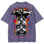 Demon Slayer Unisex Fit Washed T-Shirt 2503005427