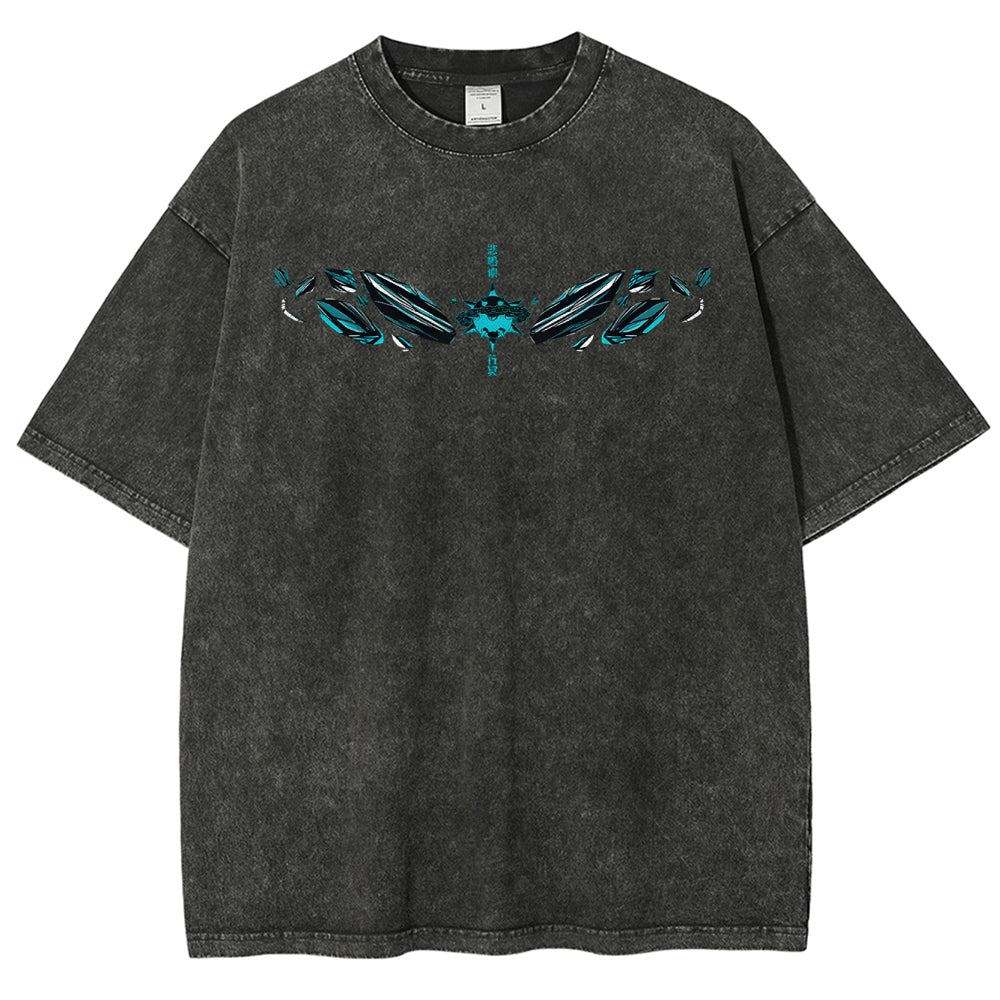Demon Slayer Unisex Fit Washed T-Shirt 2504000907