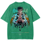 Demon Slayer Unisex Fit Washed T-Shirt 2504000907