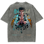 Demon Slayer Unisex Fit Washed T-Shirt 2504000907
