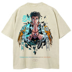 Demon Slayer Unisex Fit Washed T-Shirt 2504000907