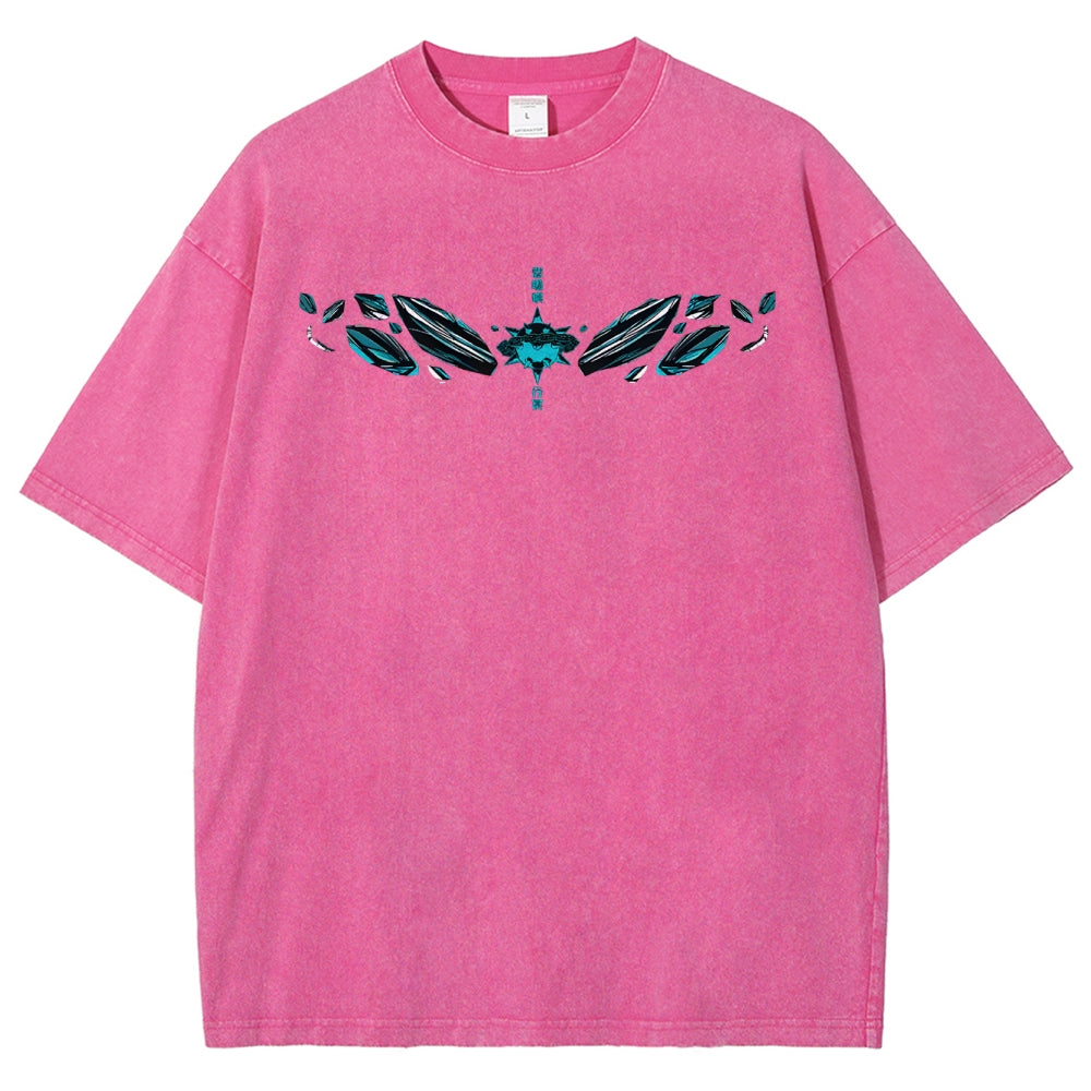 Demon Slayer Unisex Fit Washed T-Shirt 2504000907