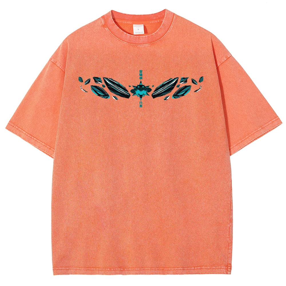 Demon Slayer Unisex Fit Washed T-Shirt 2504000907