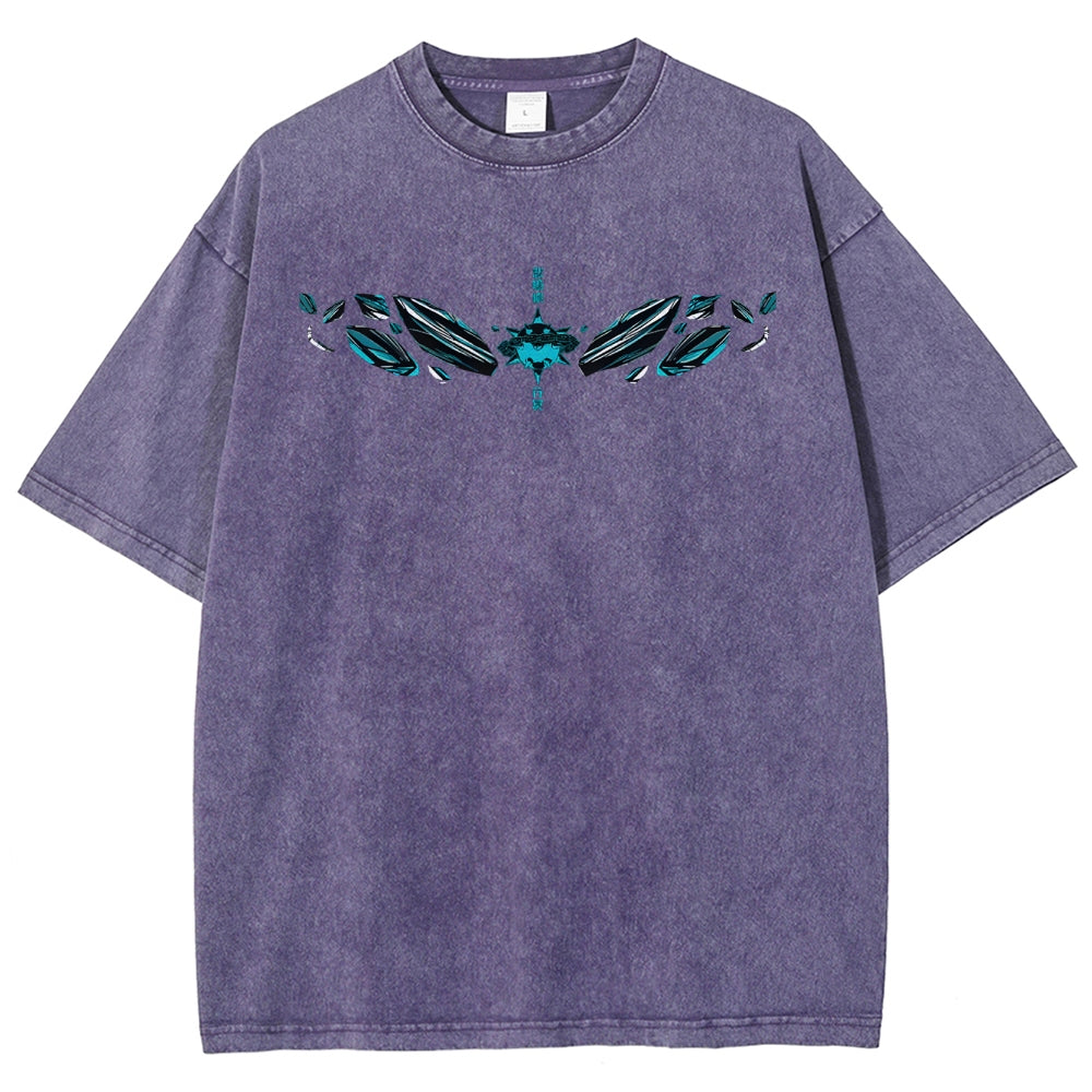 Demon Slayer Unisex Fit Washed T-Shirt 2504000907