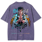 Demon Slayer Unisex Fit Washed T-Shirt 2504000907