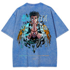Demon Slayer Unisex Fit Washed T-Shirt 2504000907