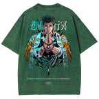 Demon Slayer Unisex Fit Washed T-Shirt 2504000907