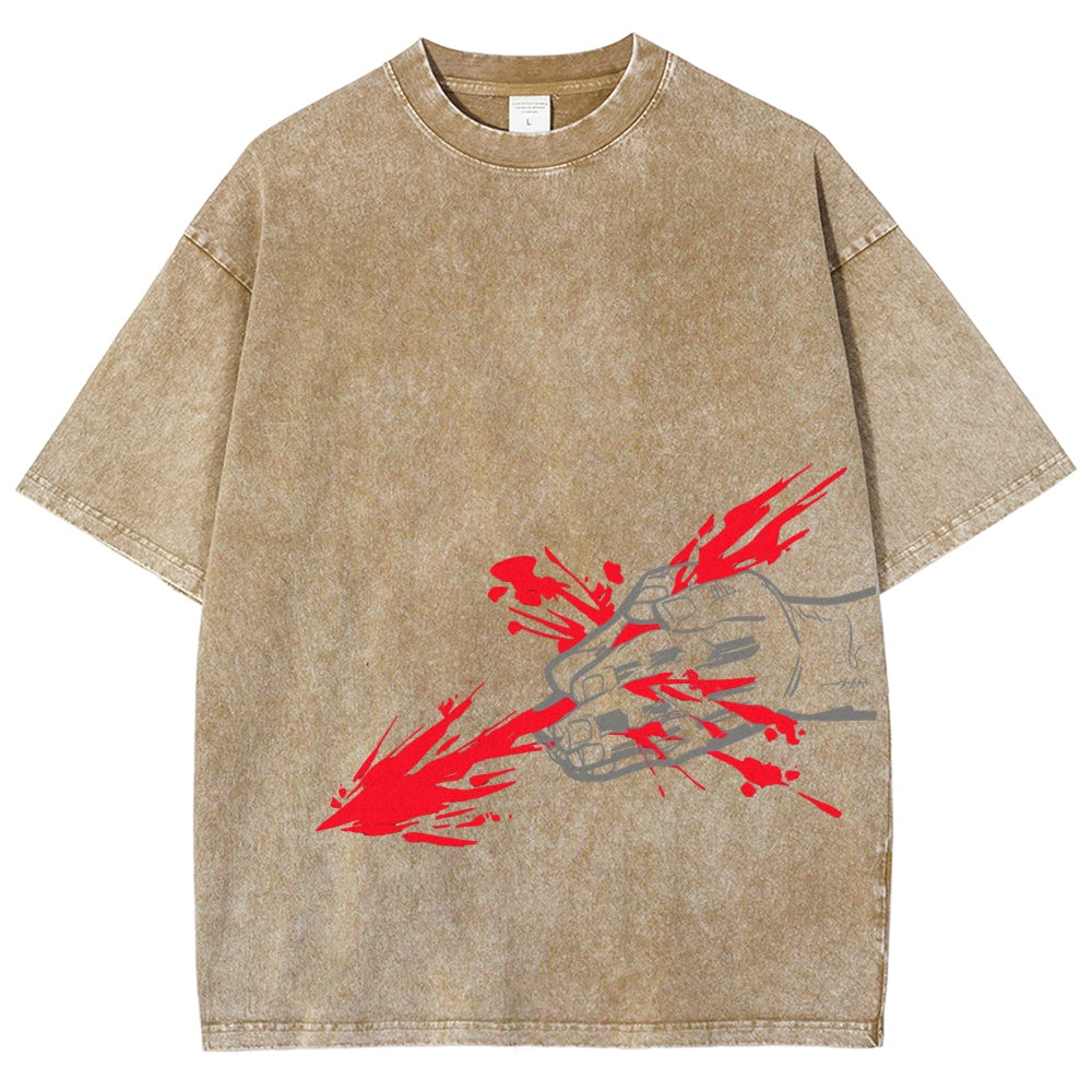 Jujutsu Kaisen CHOSO Unisex Fit Washed T-Shirt 2504001128
