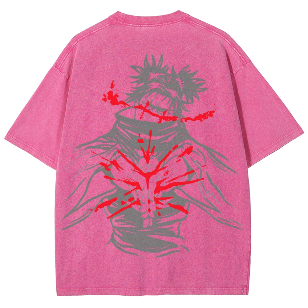 Jujutsu Kaisen CHOSO Unisex Fit Washed T-Shirt 2504001128
