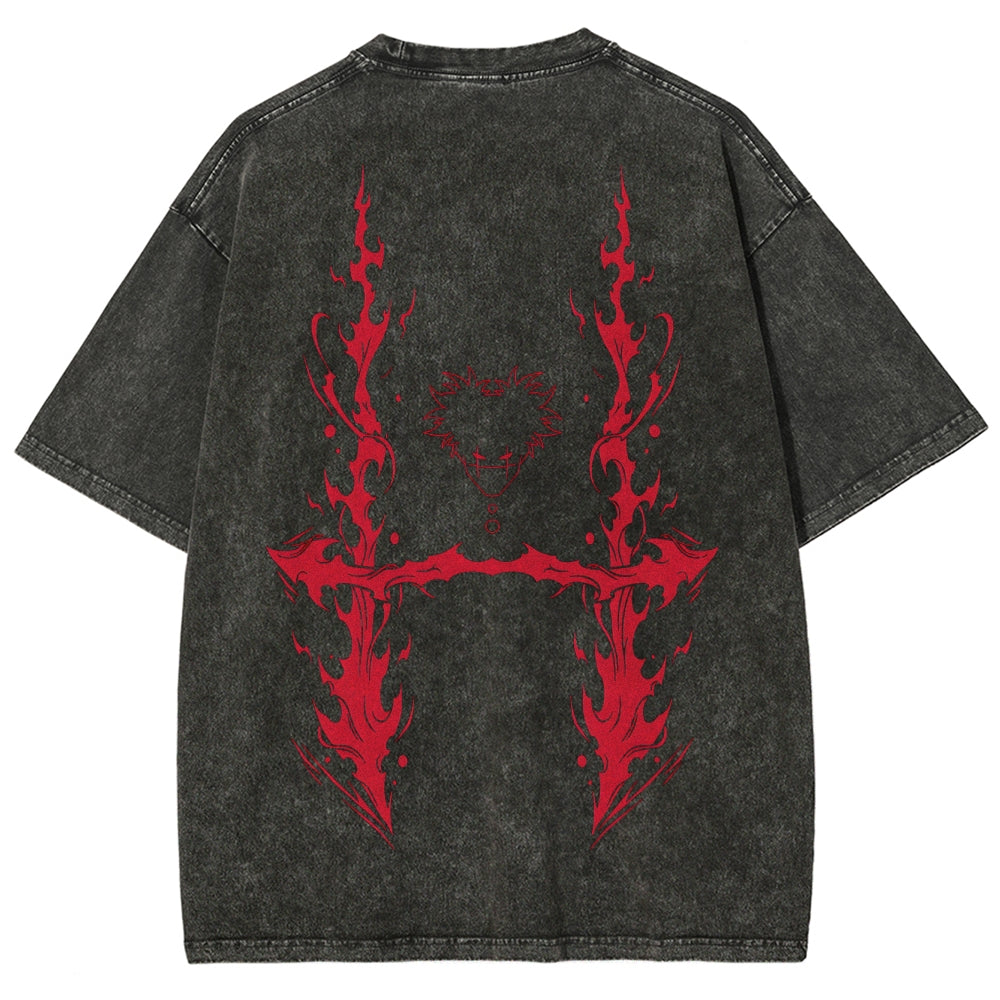 Jujutsu Kaisen CHOSO Unisex Fit Washed T-Shirt 2504001160