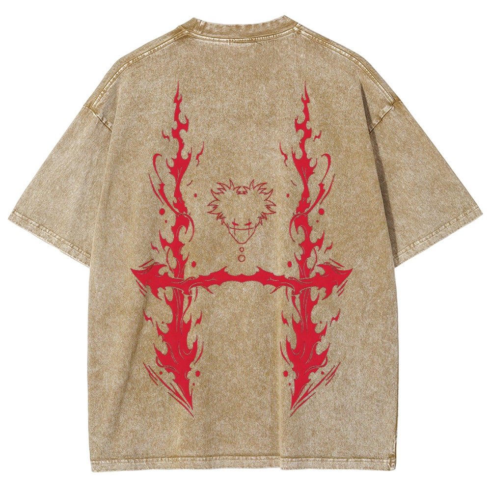 Jujutsu Kaisen CHOSO Unisex Fit Washed T-Shirt 2504001160